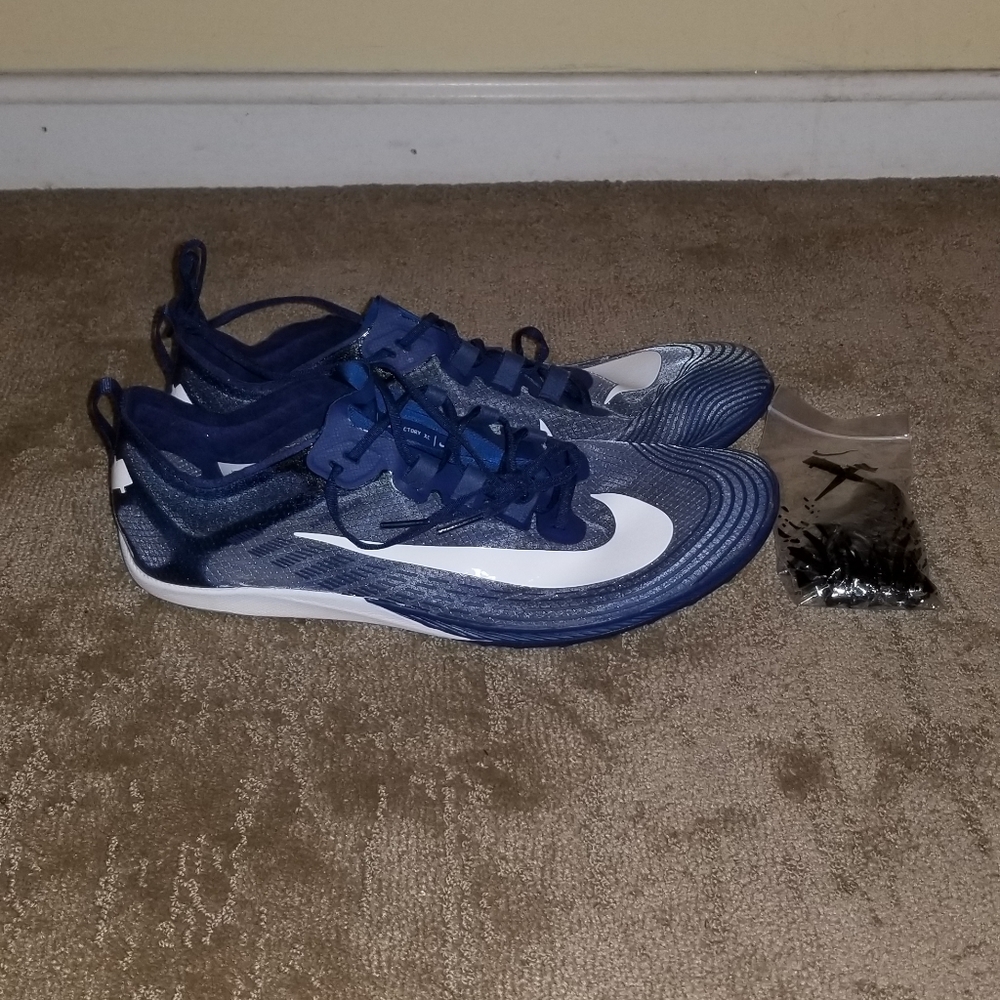 Nike Zoom Victory XC 5 Cross Country Spikes Blue Shoes AJ0847-403 Men Size 11